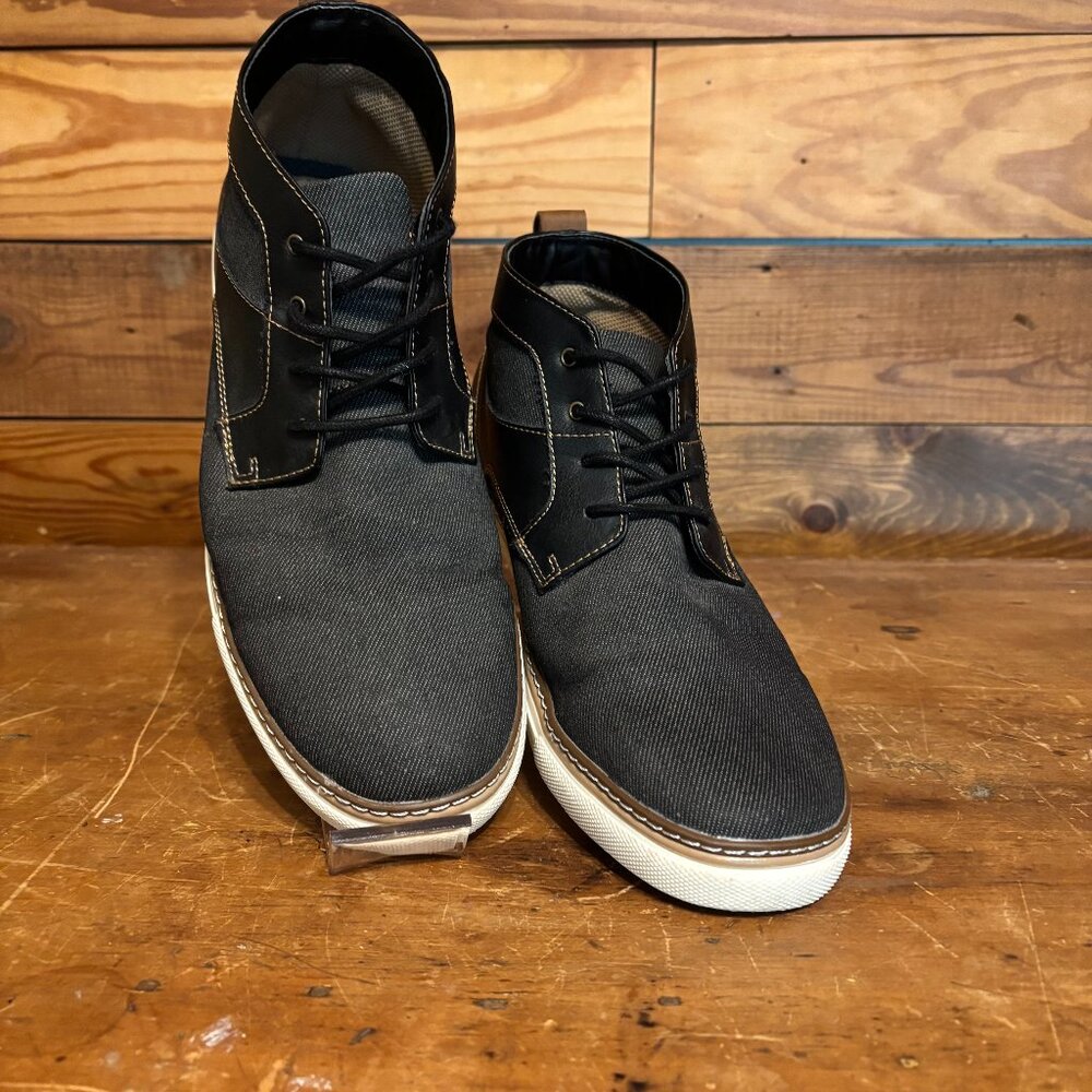 Seven 91 High Top Denim Shoes Men's Size 10